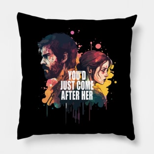 The Last Of Us Paint. Pillow