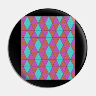 Colorful Triangles Pattern Pin