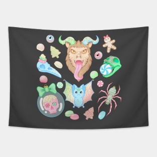 Spooky Christmas Tapestry