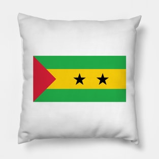 Flag of São Tomé and Príncipe Pillow