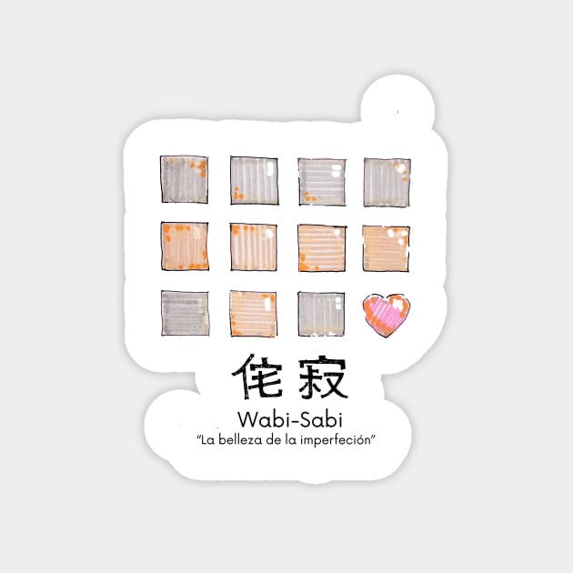 wabi-sabi Magnet by Marisa-ArtShop