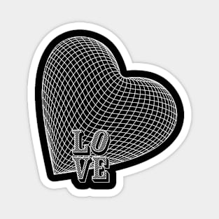 love heart 3d Magnet