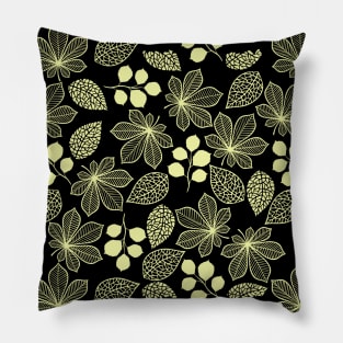 Fall Leaves Pattern Pillow