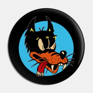 Big Bad Lone Wolf Wolf Patrol No Club Clubs Pin