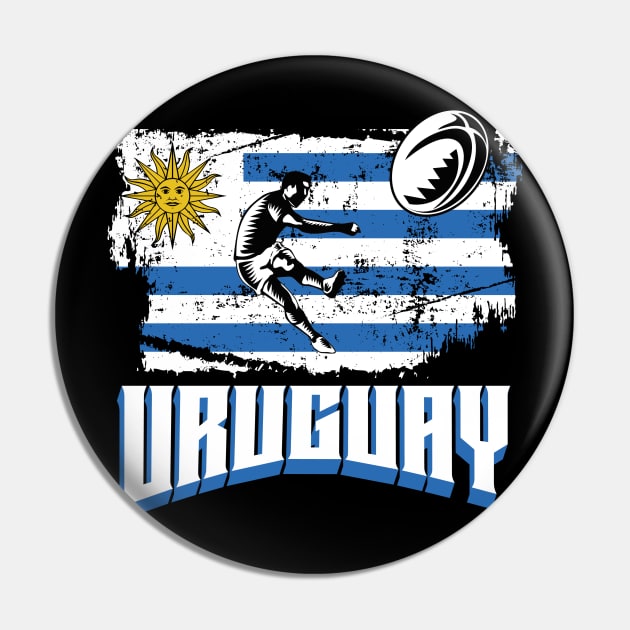 Rugby Uruguay Pin by EndStrong
