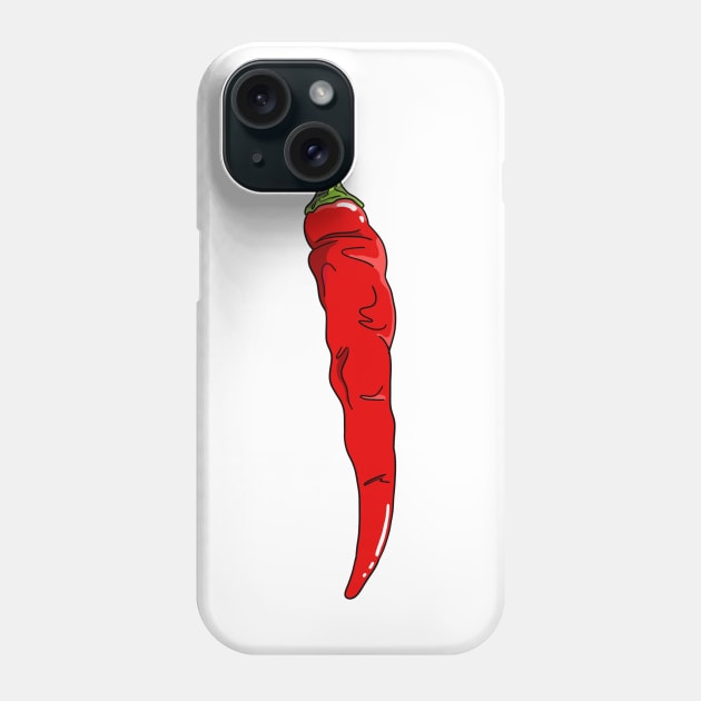 Chili Pepper Phone Case by MojoCoffeeTime