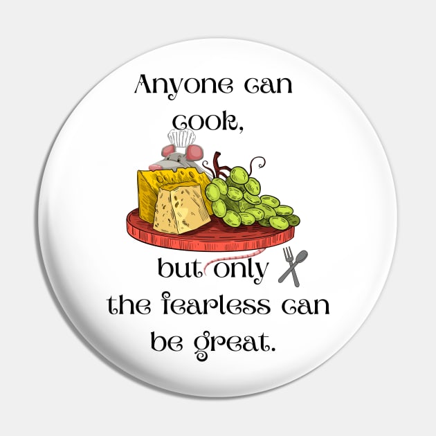 Anyone Can Cook Pin by MultiversiTee