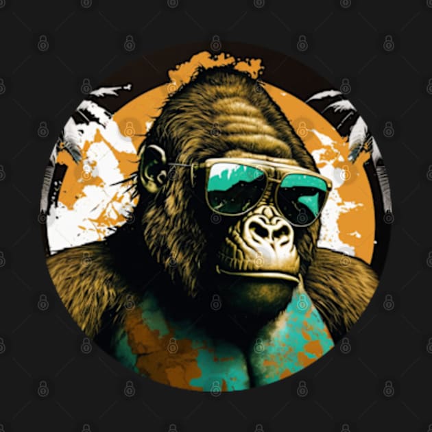 Shades of Toughness - Cool Gorilla by teehood