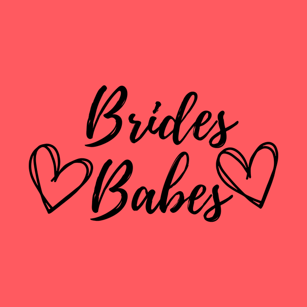 Brides babes Bridesmaids wedding party gifts design by SwiftyLane 