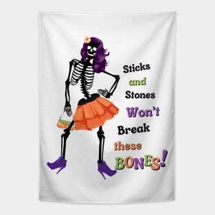 Won't Break These Bones Tapestry