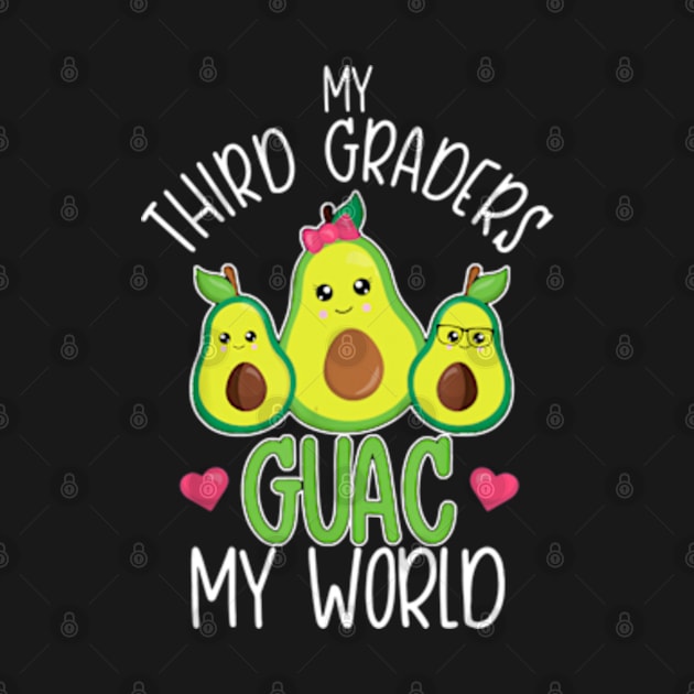 Third Grade Teacher Valentine Day Students Guac My World by marchizano