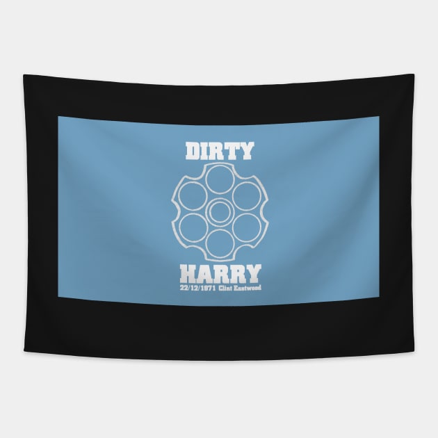 Dirty Harry Tapestry by BokeeLee