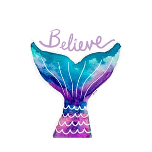 Believe Mermaid Tail T-Shirt