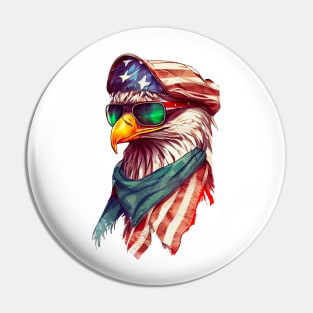 Cool American Eagle #6 Pin