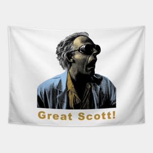 great scott ! doc brown Tapestry