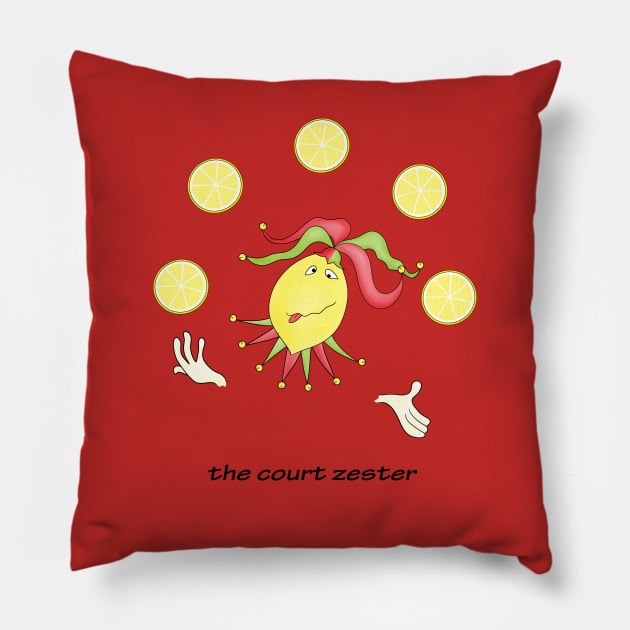 the court zester Pillow by shackledlettuce