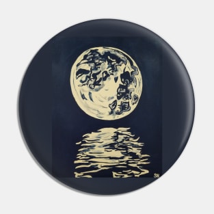 Moon Mirroring by Scott Hulderson Pin