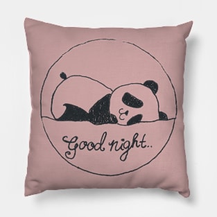 good night panda Pillow