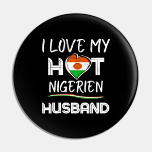 Nigerien Husband Proud Wife Pin