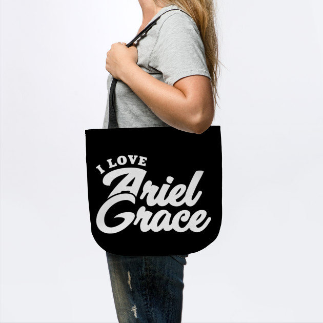 I Love Ariel Grace Ariel Grace Tragetasche Teepublic De