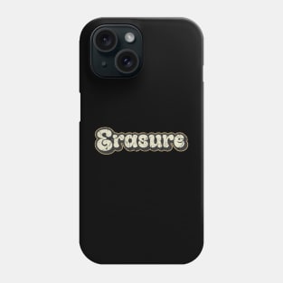 Erasure - Vintage Text Phone Case