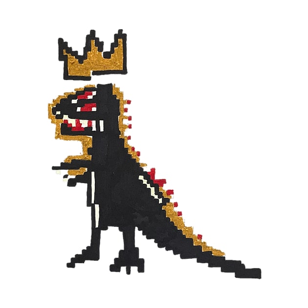 8 Bit Basquiat by  finitojuarez