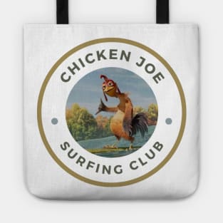 chicken joe surfing Tote