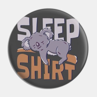 Koala sleep shirt Pin