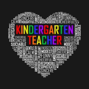 Kindergarten Teacher Heart T-Shirt