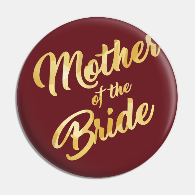 Mother of the Bride Pin by One30Creative