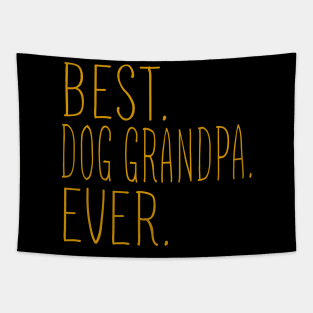 Best Dog Grandpa Ever Cool Tapestry