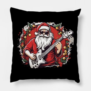 Santa Claus Guitar Pillow