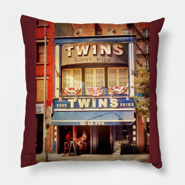 Twins pub Pillow by pvjaffe