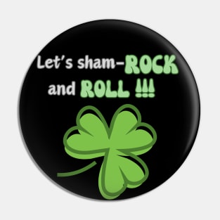 St. Patrick, shamrock and roll Pin