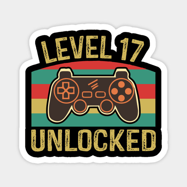 Level 17 Unlocked Magnet by RW