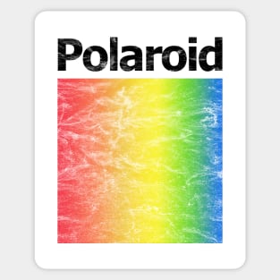 Polaroid Rainbow Illustrated Vinyl Sticker