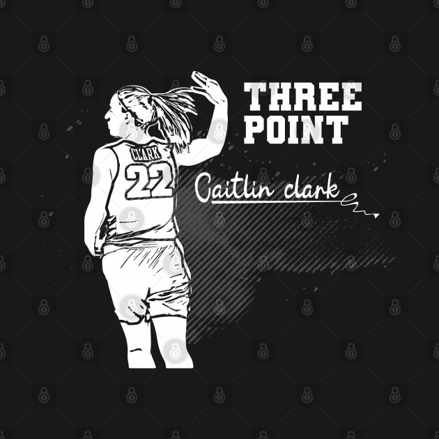 Caitlin Clark Three point by Aloenalone