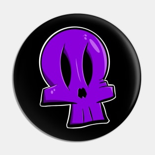 Purple Skull Pin