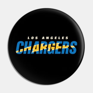 Los Angeles Chargers 5 by Buck Tee Original Design Pin