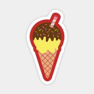 Ice cream Image Magnet