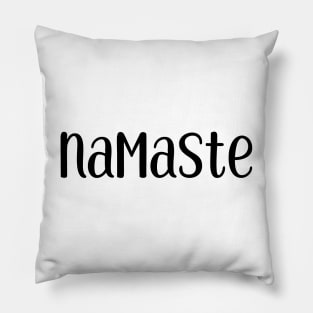 Zen Namaste Text 23 Pillow