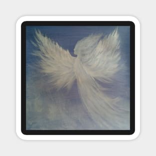 Angel Watching Over Us Clouds Beautiful Angel design Gifts Magnet