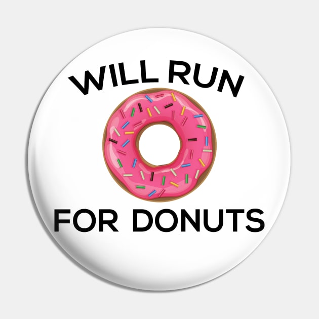 Run for Donuts Pin by TheMoonlitPorch