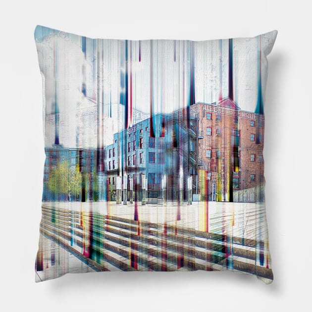 Color Storm Pillow by DavidCentioli