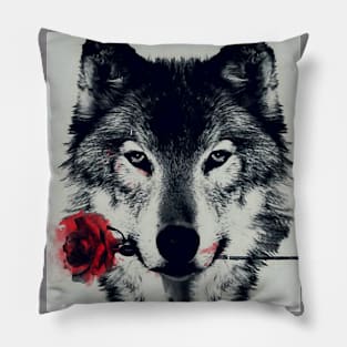 Beloved wolf Pillow