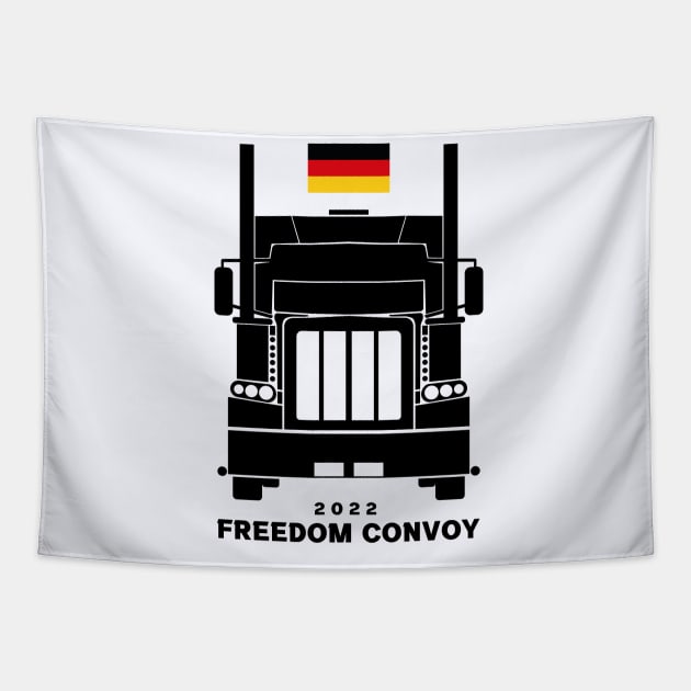 KONVOI DER FREIHEIT 2022 Tapestry by Coron na na 