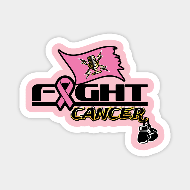 The Marauder "Fight Cancer" T-Shirt Magnet by The Culture Marauders