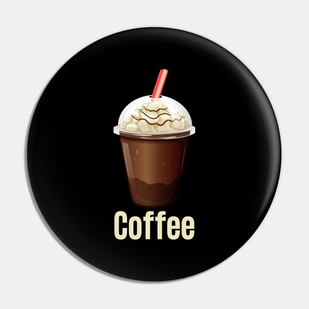 Iced Coffee Pin by HobbyAndArt