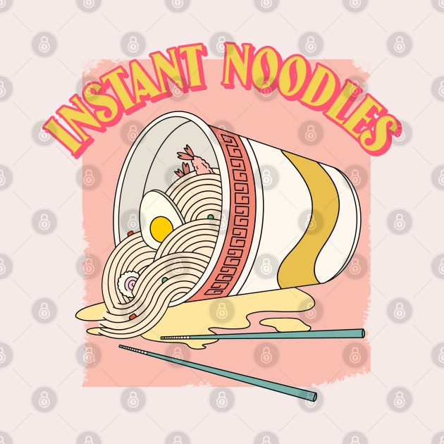 Instant Noodles I love Ramen Love Cute Kawaii ramen Instant ramen cute kawaii bowl of ramen by BoogieCreates