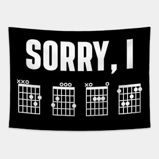 Sorry I DGAF - Funny guitar music Tapestry